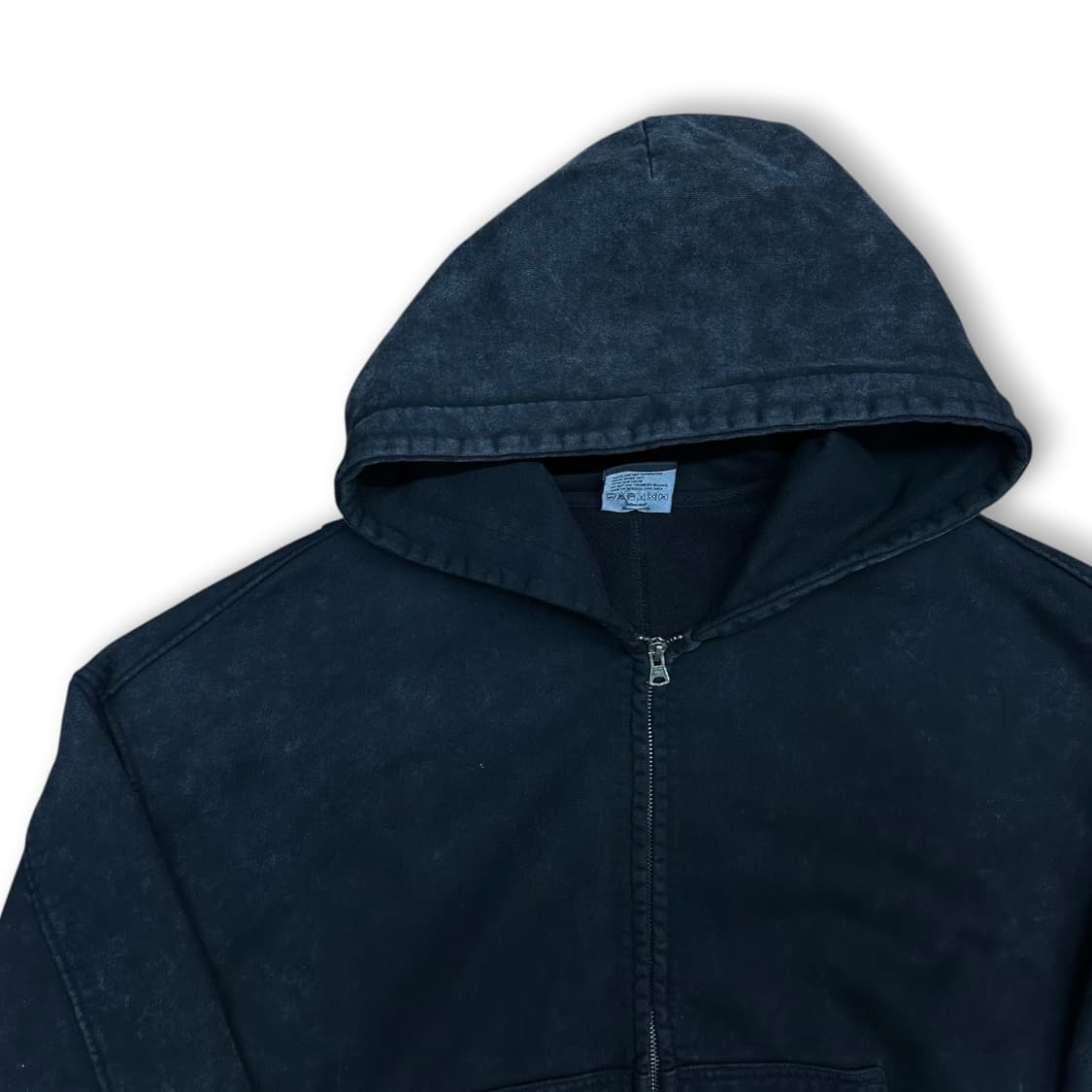 소버먼트 빈티지워싱 후드 집업 상품이미지2