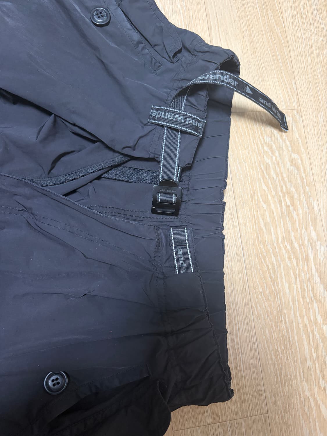 And Wander 카고팬츠 블랙 M 상품이미지4