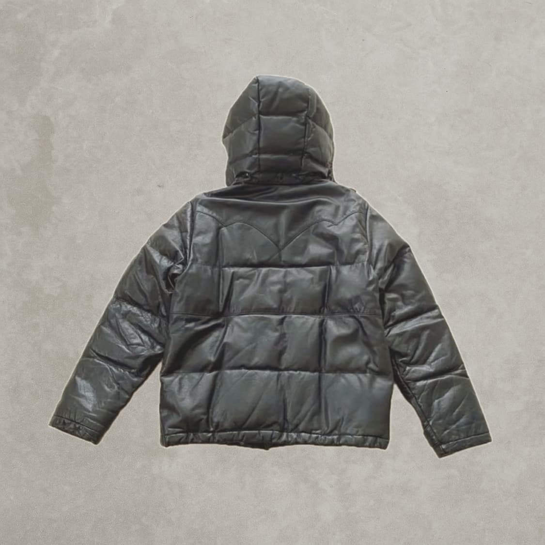 BACK DROP LEATHER DOWN JACKET 상품이미지3