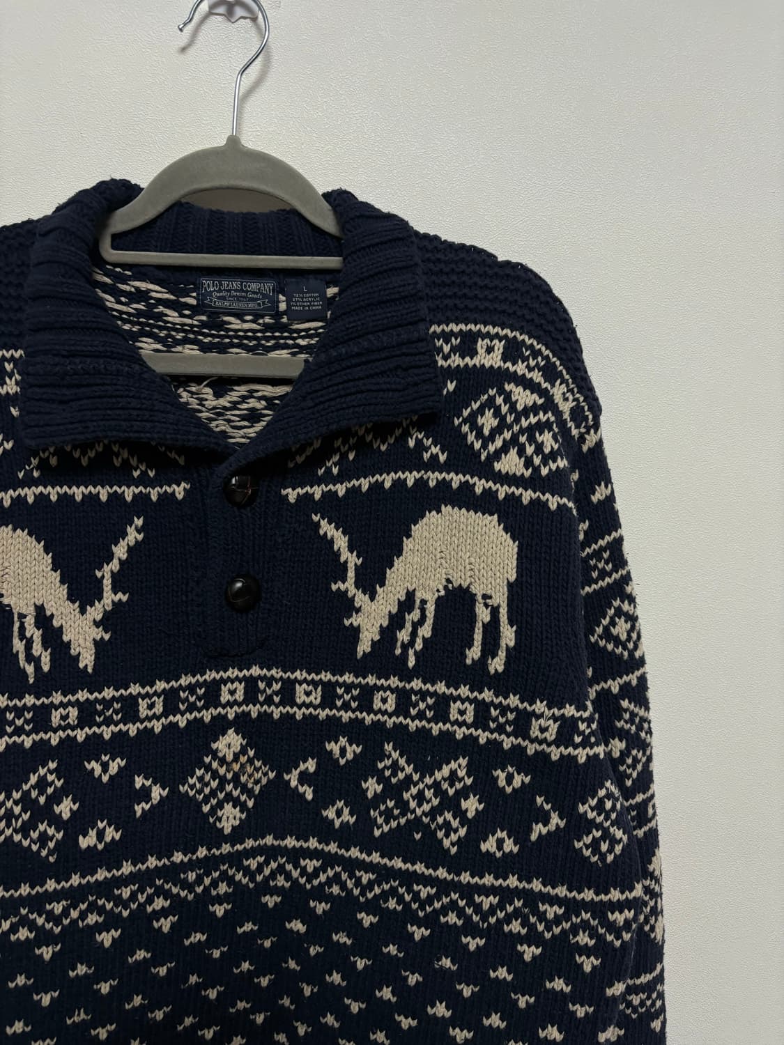 폴로 진스컴퍼니 노르딕 코위챤 니트 상품이미지3