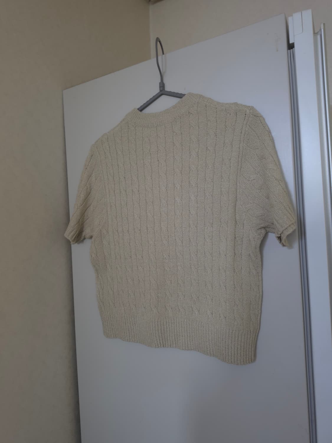 세컨모놀로그 키홀 케이블 니트 상품이미지3