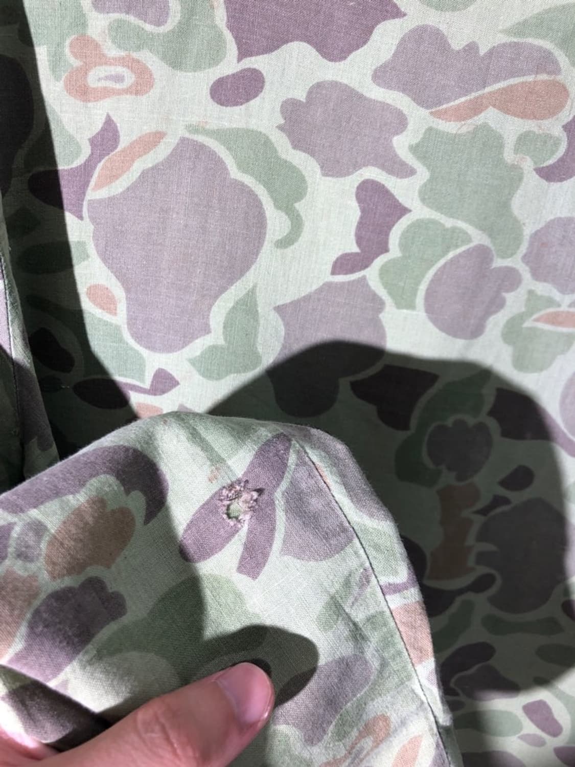 70s caliber 카모플라쥬 디스트로이드 워크 자켓 상품이미지7