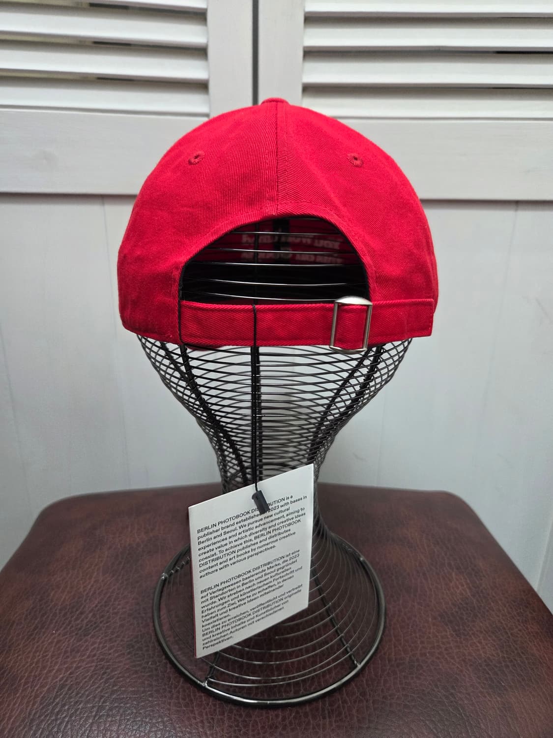 베를린포토북디스트리뷰션 슬로건 볼캡 상품이미지3
