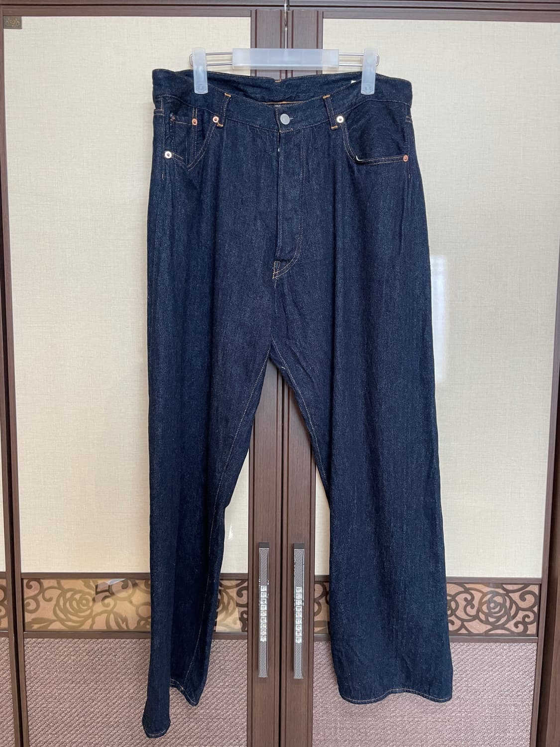 [4, 3] 코모리 데님 워크 자켓, 5p 데님 팬츠 인디고 상품이미지2