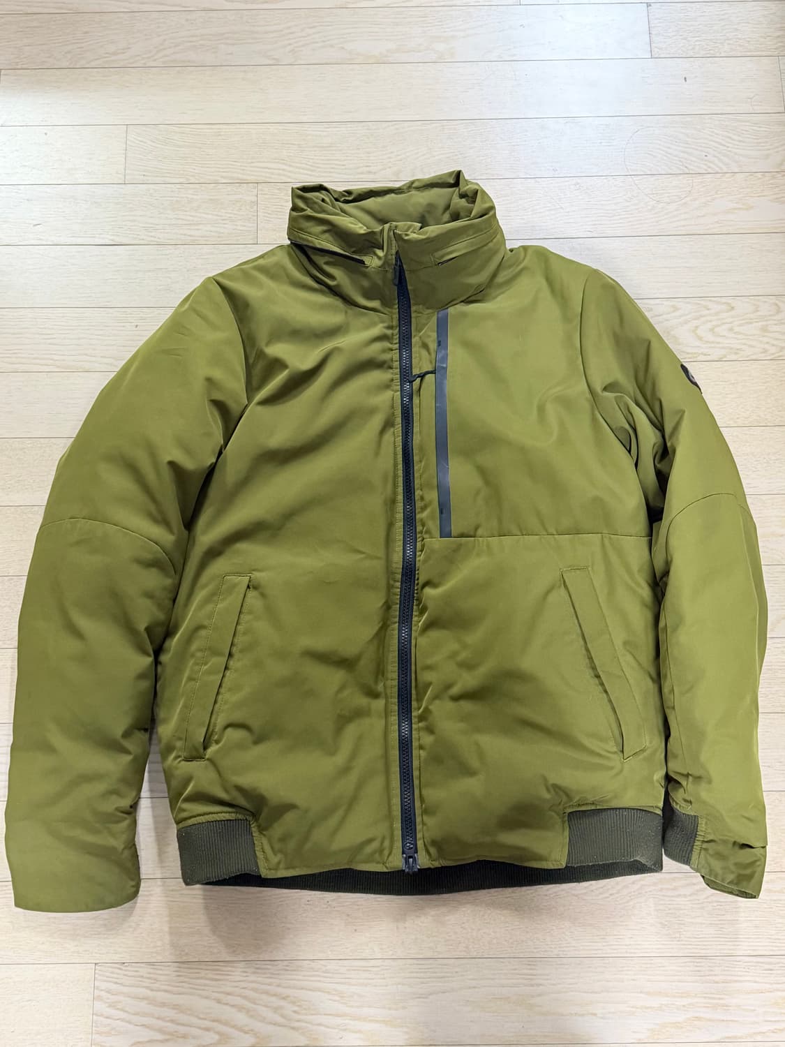 나이키 테크팩 푸퍼 다운 패딩 머스타드 상품이미지1