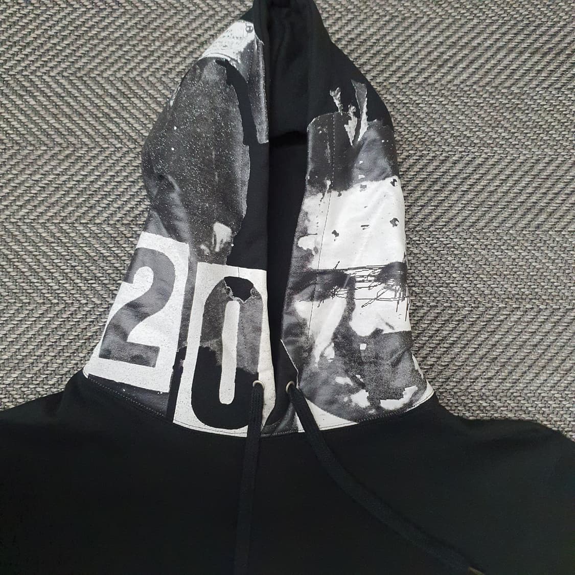 아임낫어휴먼비잉 기모 오버핏 후드티 남자105 상품이미지4