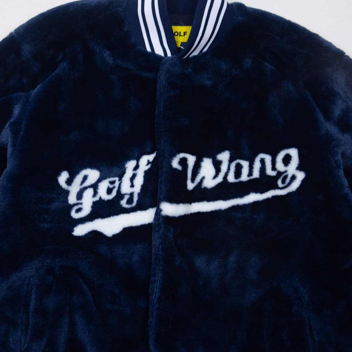 22FW 골프왕 스크립트 퍼 베이스볼 자켓 상품이미지2