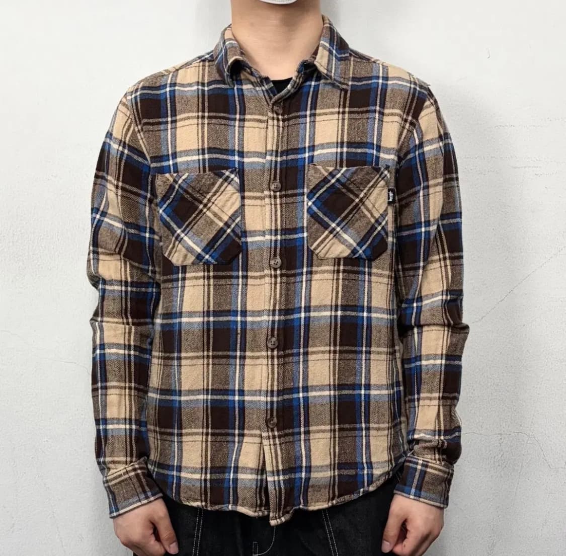 스투시 체크 플란넬 셔츠 상품이미지3