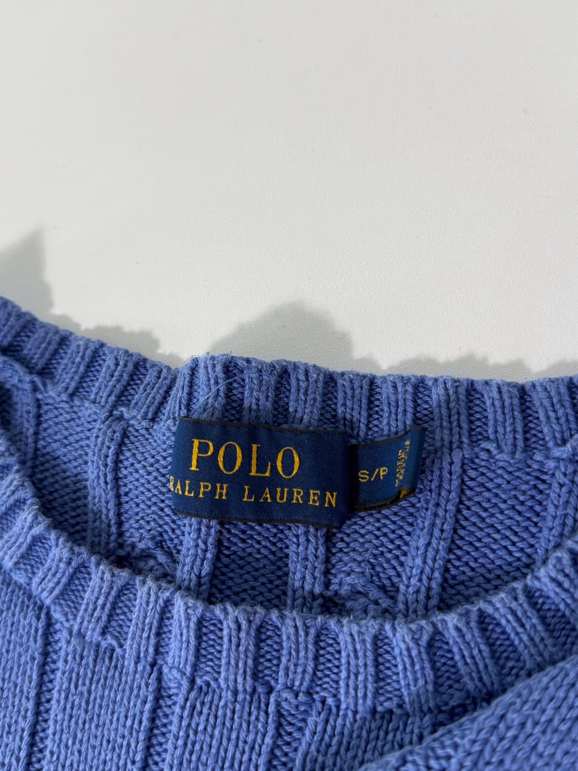 폴로 랄프로렌 신형 소라 코튼 케이블 니트  상품이미지4