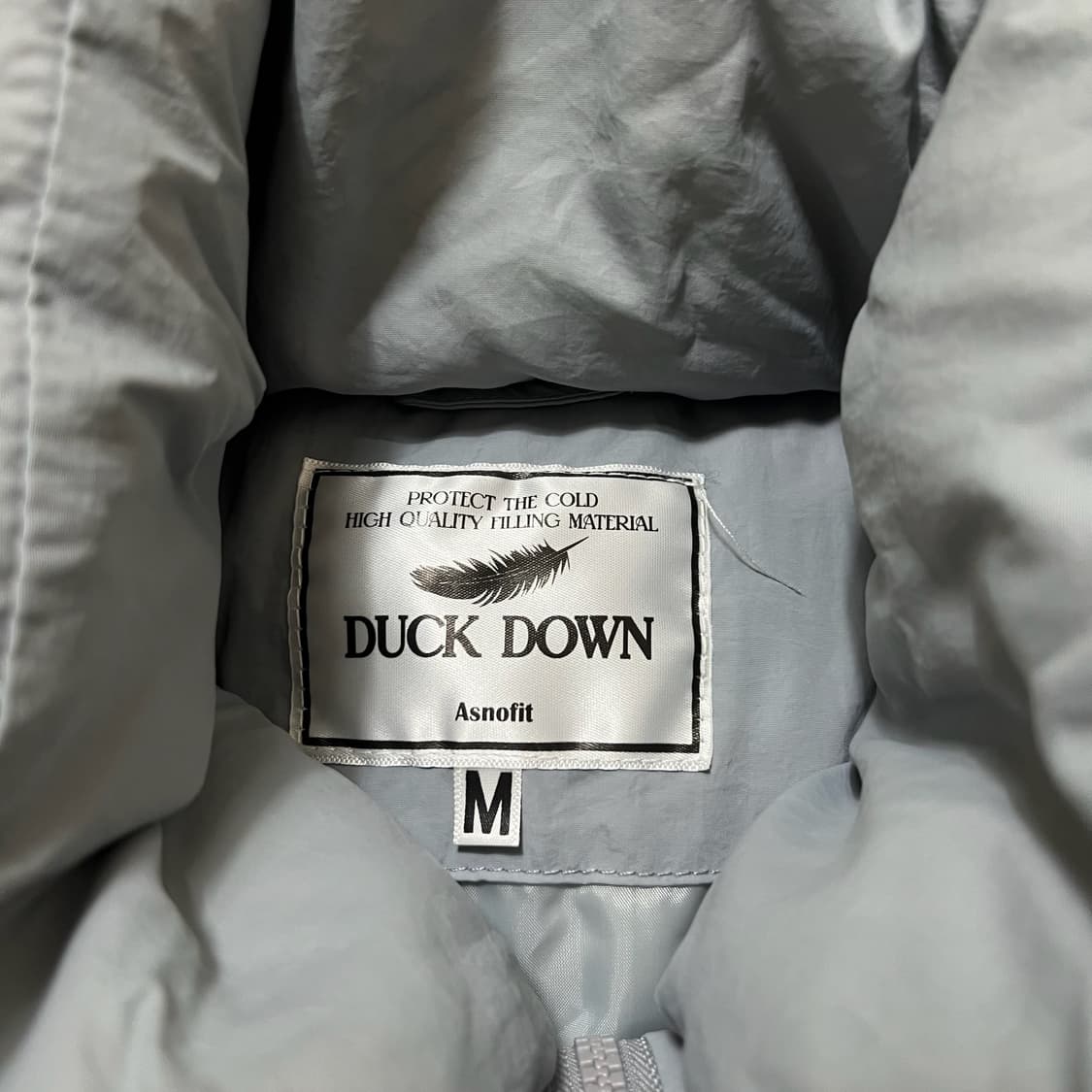 아스노핏 남성 덕다운 푸퍼 숏패딩 M/95  상품이미지4