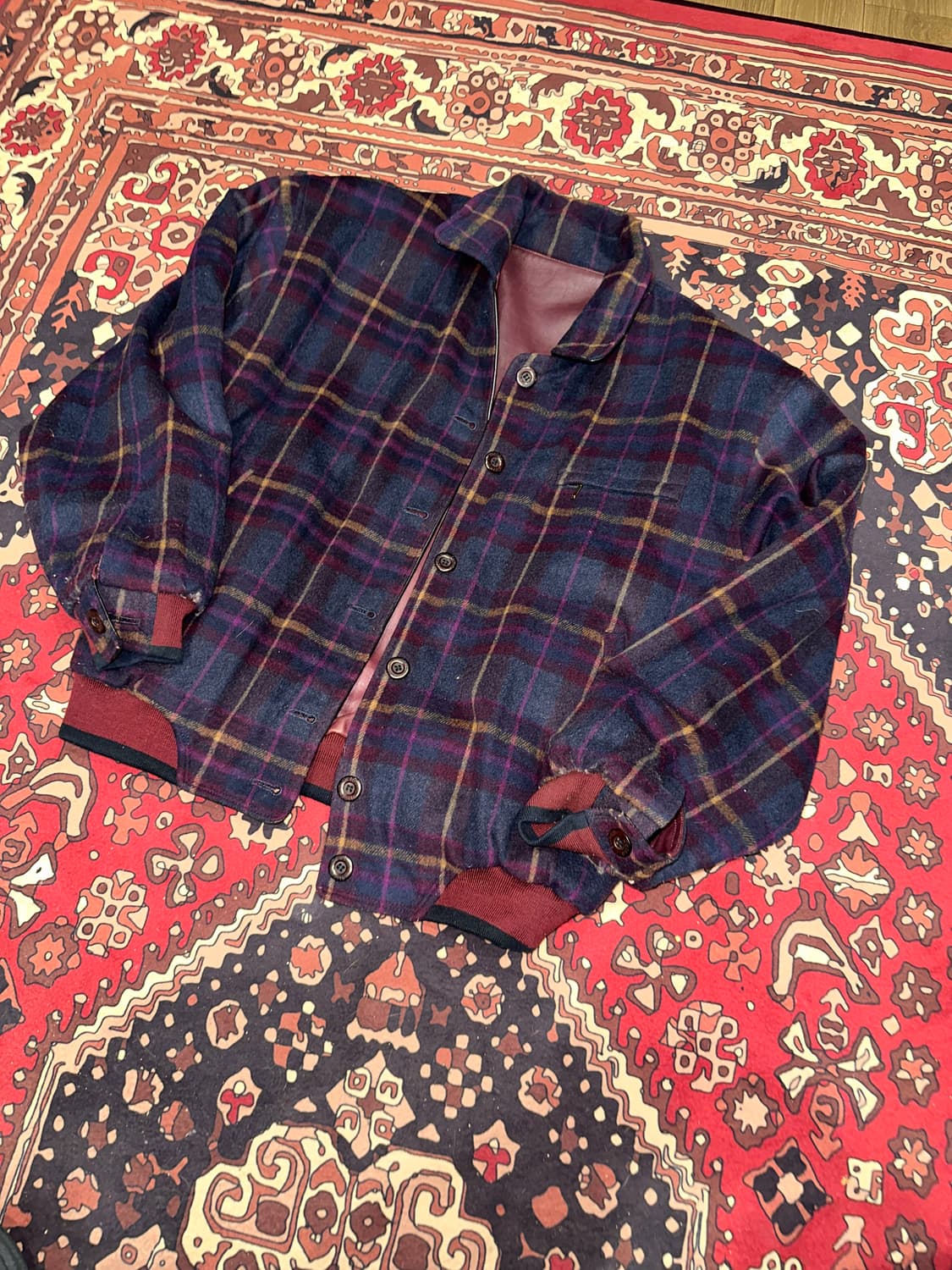 ( XL-2XL ) 가죽자켓 봄버자켓 항공점퍼 양가죽자켓 아메카지 상품이미지7