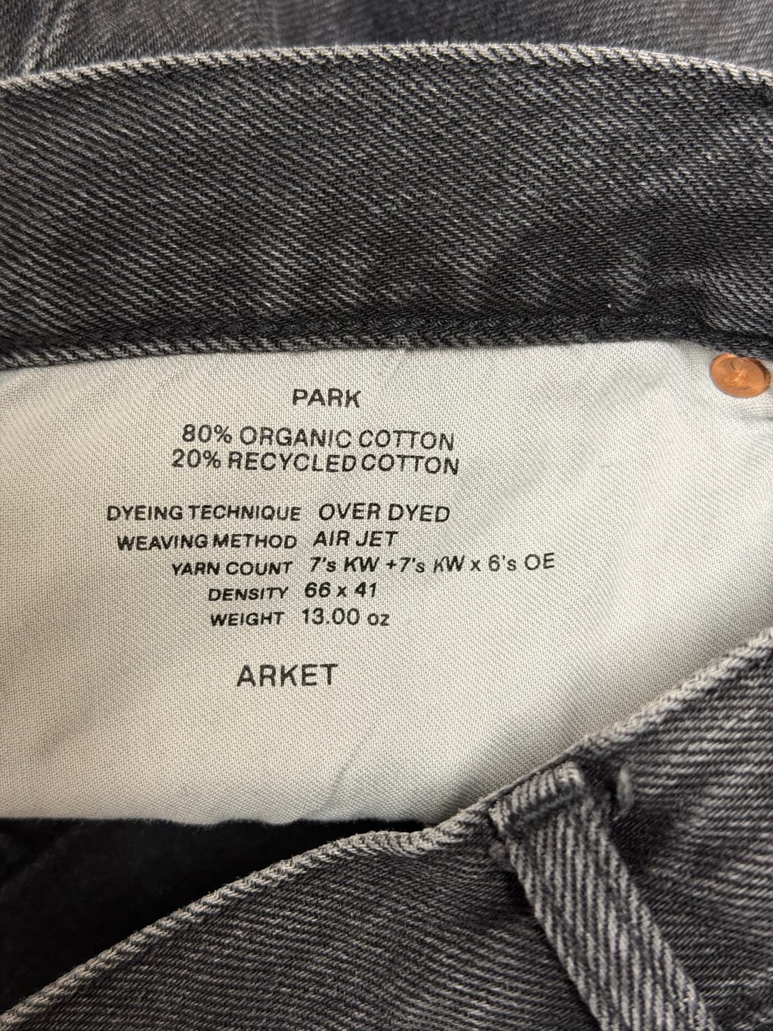 아르켓 PARK 진 (데님팬츠) 34x30 상품이미지4