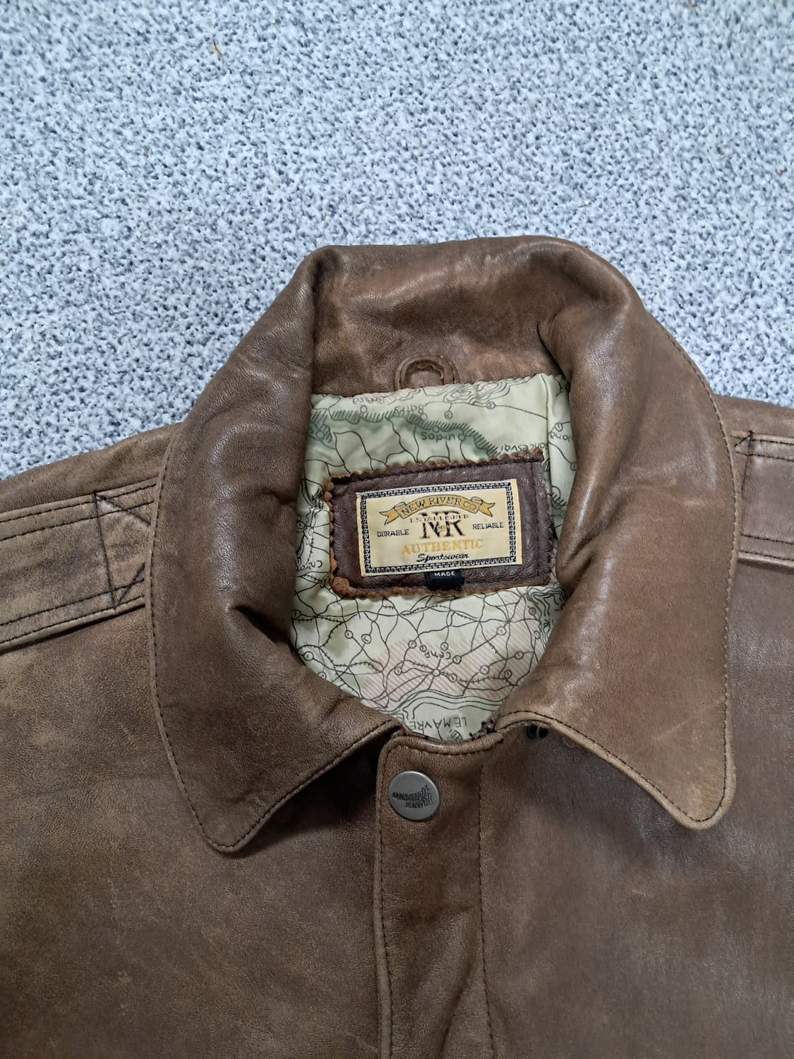 빈티지가죽자켓 상품이미지2