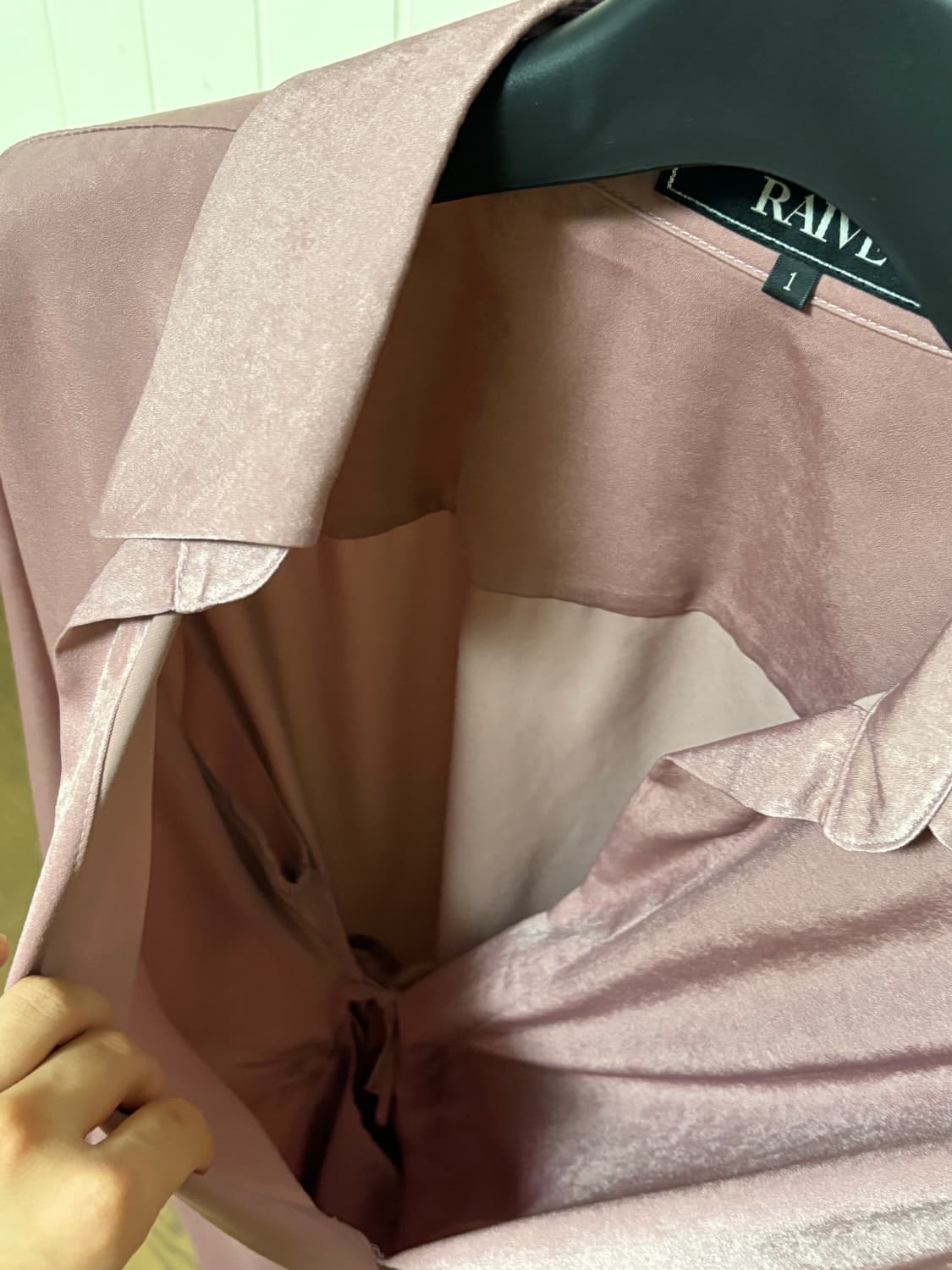 RAIVE 셔츠 원피스 핑크 상품이미지5