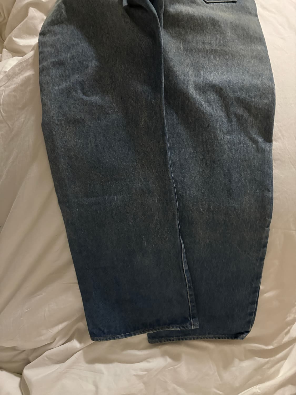 오라리 24AW 셀비지 페이디드 헤비 데님 0사이즈 상품이미지4