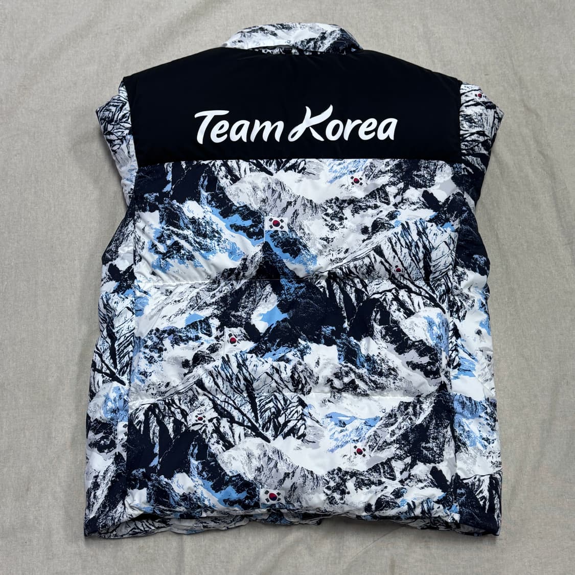 노스페이스 22베이징 설산 국대 팀코리아 눕시 패딩 105 상품이미지2