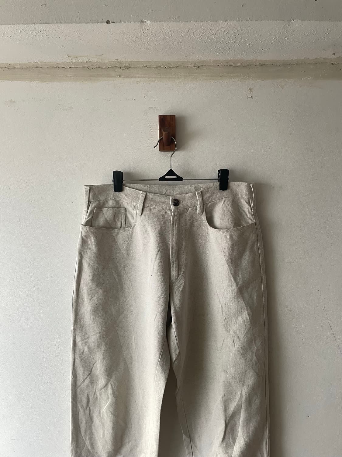 90-00‘s Vintage Prada Cotton Canvas Pant 상품이미지1