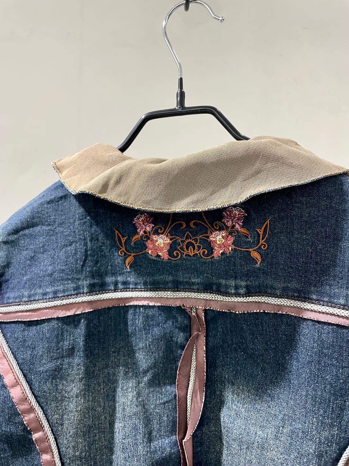 오즈온 레이스업 데님 자켓 상품이미지5