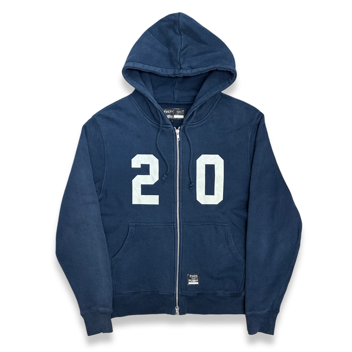 00s FUCT 베이직 후드집업 L 상품이미지1