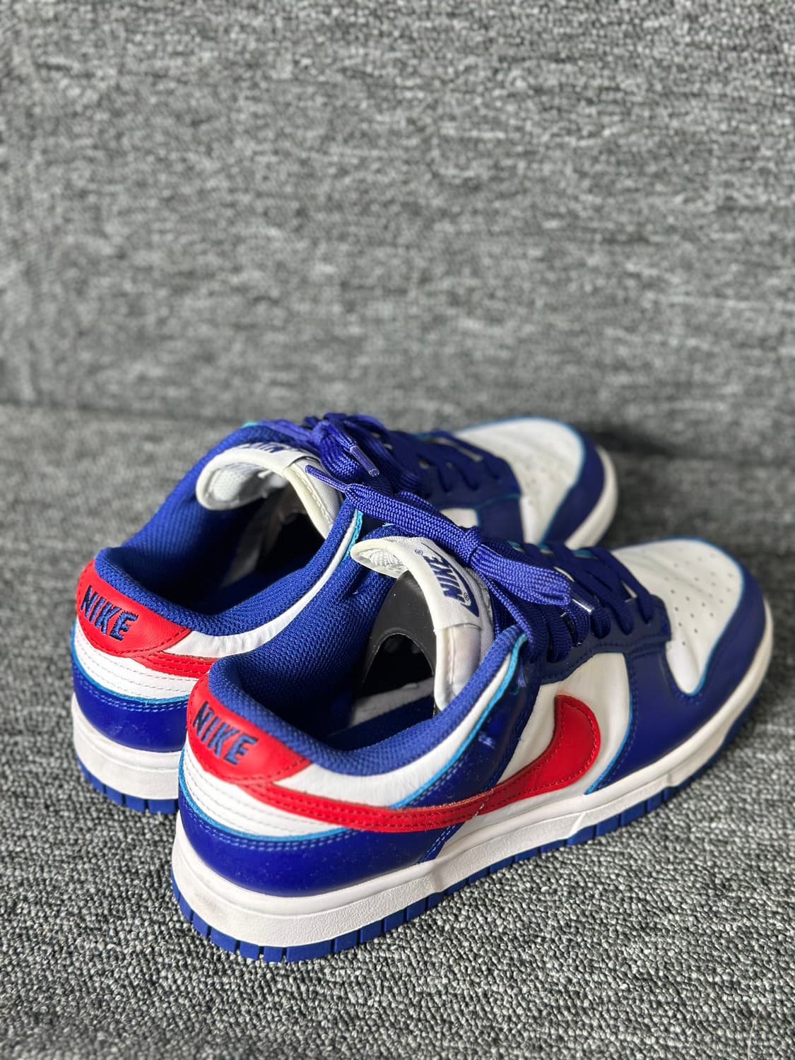 나이키 덩크 로우 흰파빨 240 상품이미지3