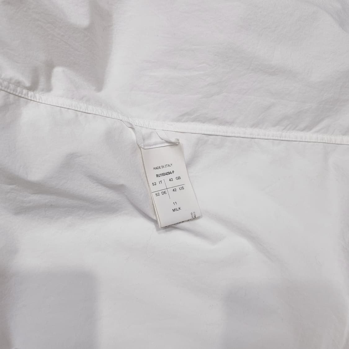 릭오웬스 - 15SS FAUN 하이넥 셔츠 - 화이트 - 42 상품이미지8