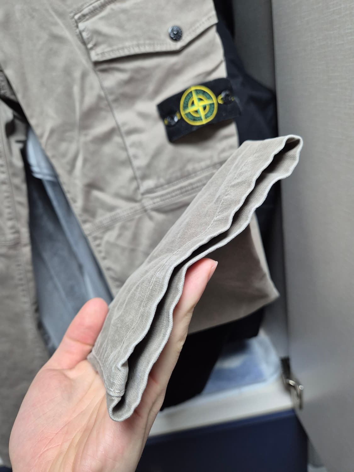 새상품급 한글택 32-L 스톤아일랜드 카고바지  상품이미지4