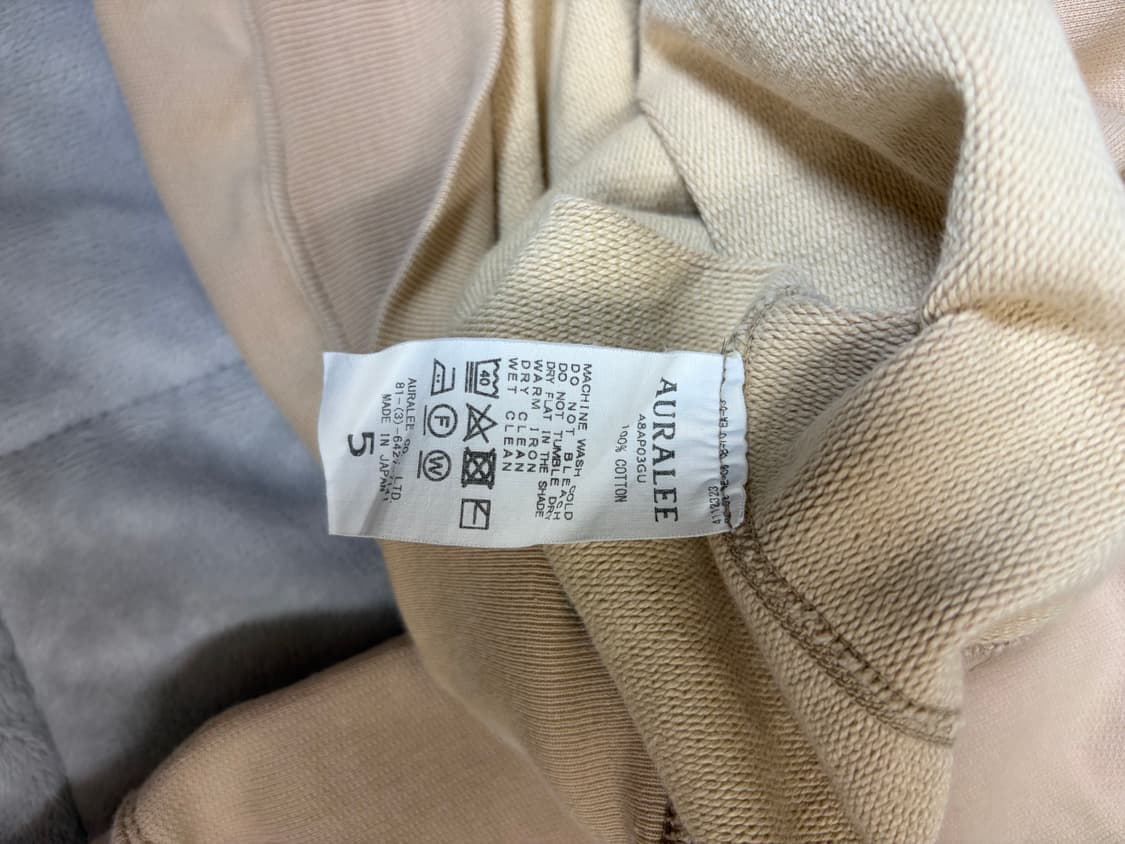 오라리 슈퍼 소프트 헤비 스웻 후드 5사이즈 상품이미지5