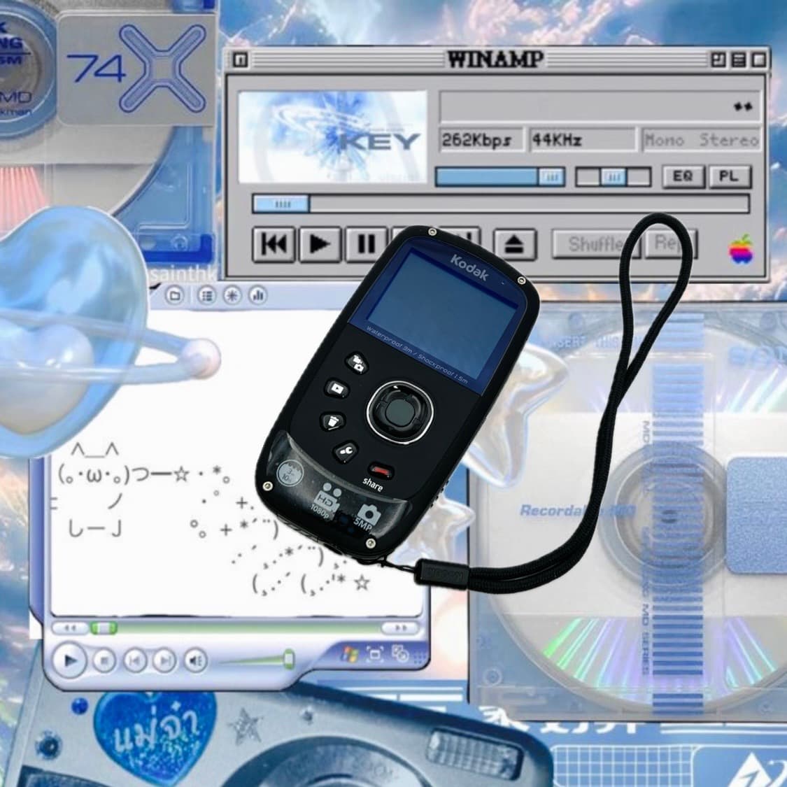 코닥 플레이스포츠 ZX5 블랙 캠코더 디카 디지털 카메라 상품이미지1