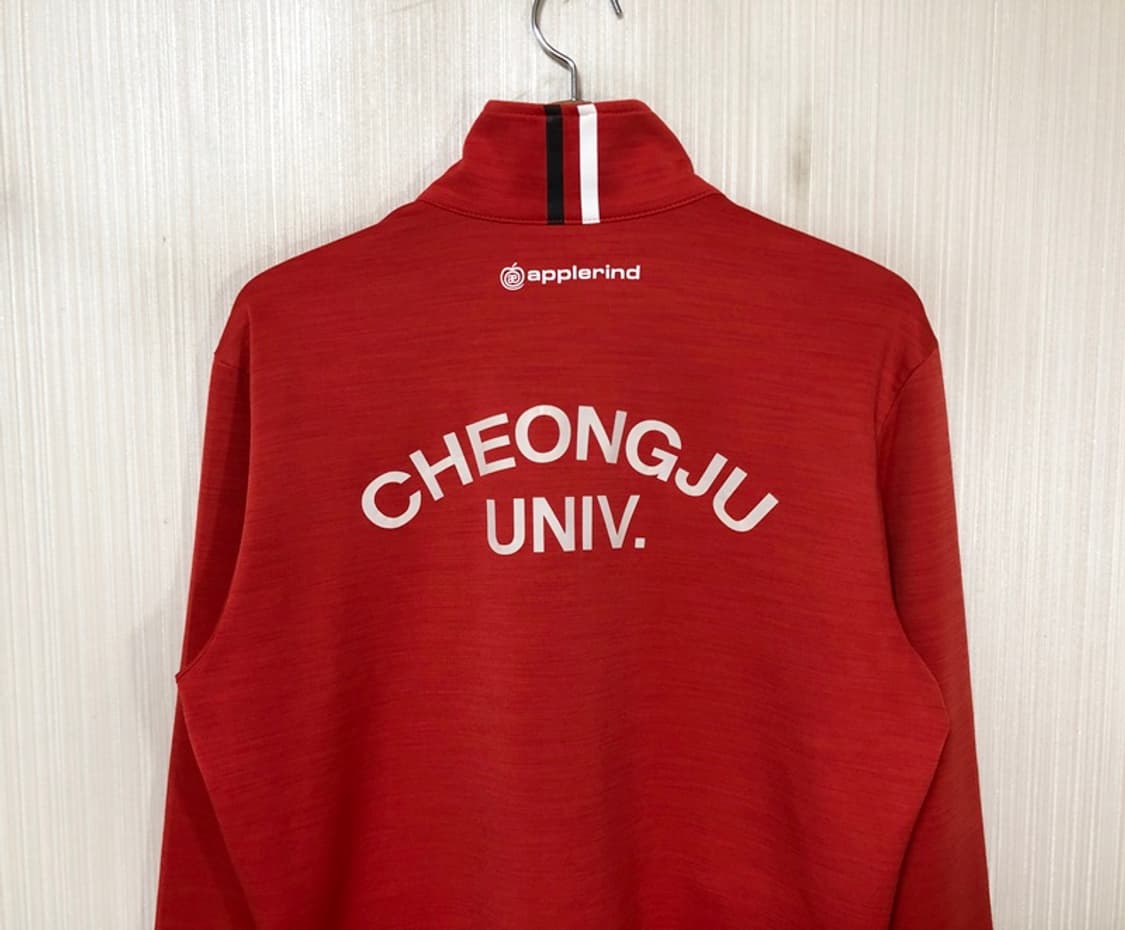 애플라인드 청주대학교 축구부 선수실착 트레이닝자켓/트랙슈트 100 #7 상품이미지9