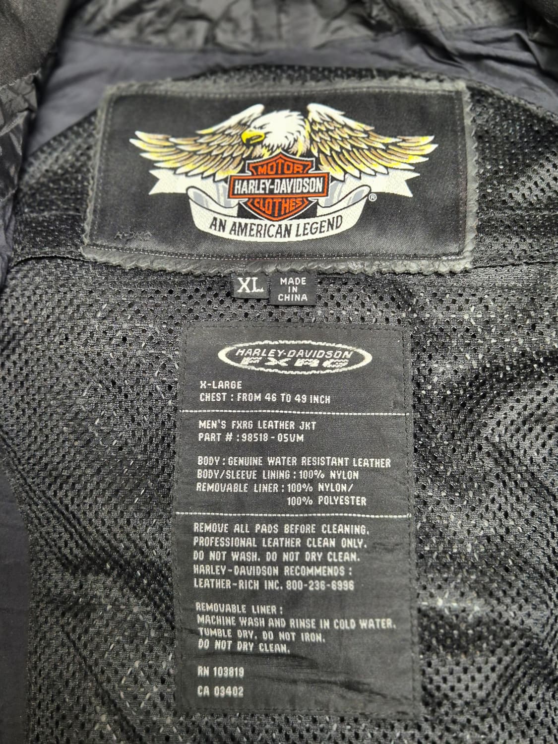 [XL] 할리데이비슨 FXRG 바이커  -321 상품이미지5