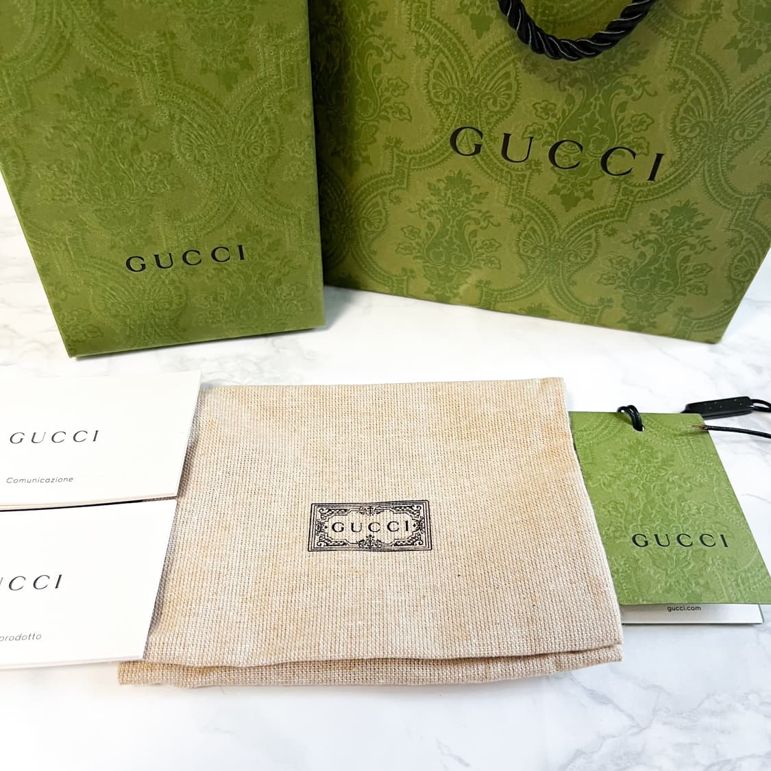 구찌 마몬트 수프림 카드지갑 화이트 상품이미지8