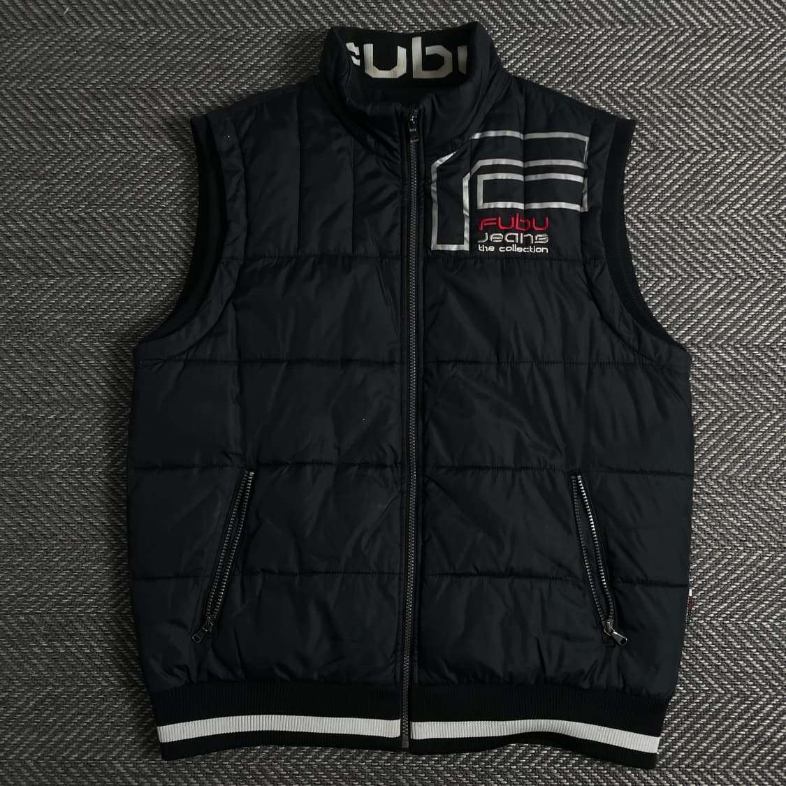 00s 후부 빈티지 y2K 빅로고 다운 베스트o 3834 상품이미지1