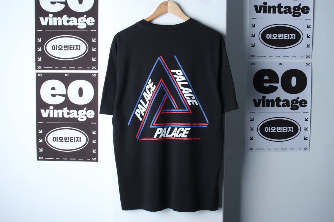 (L-XL) 팔라스 반팔 티셔츠 21SS 베이지컬리 어 블랙-H32382 상품이미지6