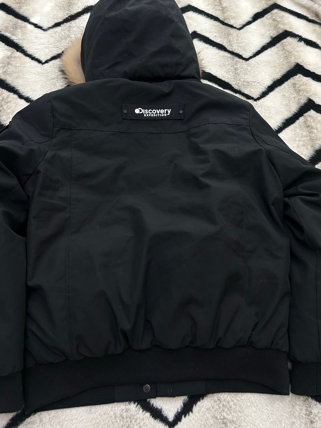 [M]디스커버리 마운틴쿡 구스 다운 숏패딩/블랙 상품이미지5