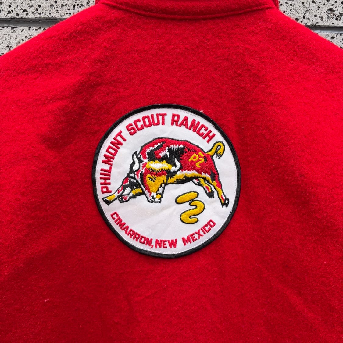 80s USA 보이스카우트 오브 아메리카 Philmont 공식 울 자켓 상품이미지5