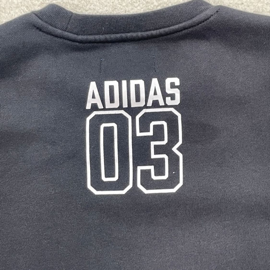 ADIDAS 사이드 지퍼 기모 맨투맨 블랙 95 상품이미지5
