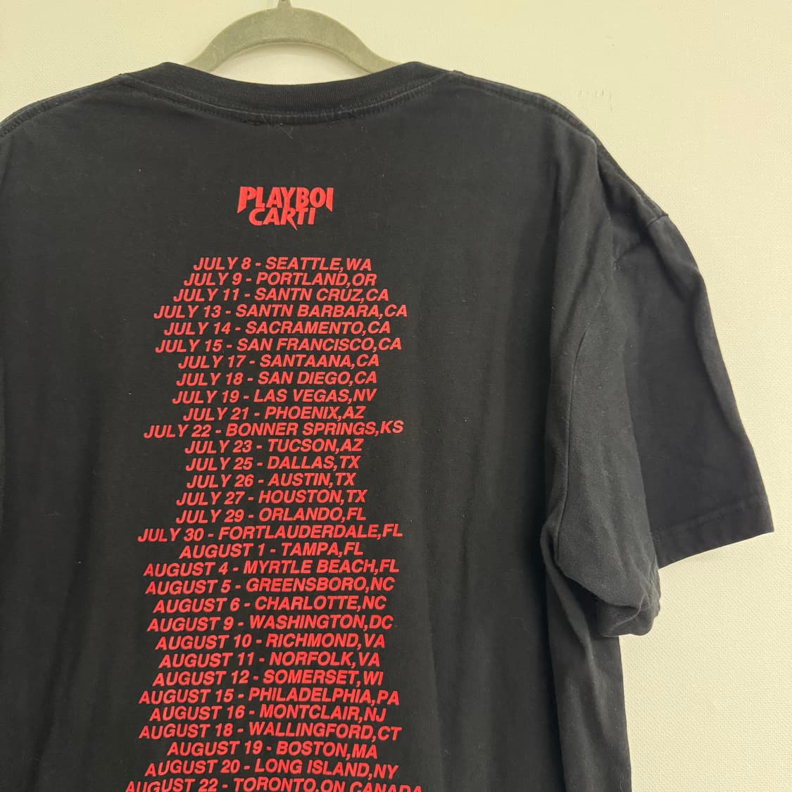 플레이보이 카티 die lit tour merch 머쳔다이즈 상품이미지5
