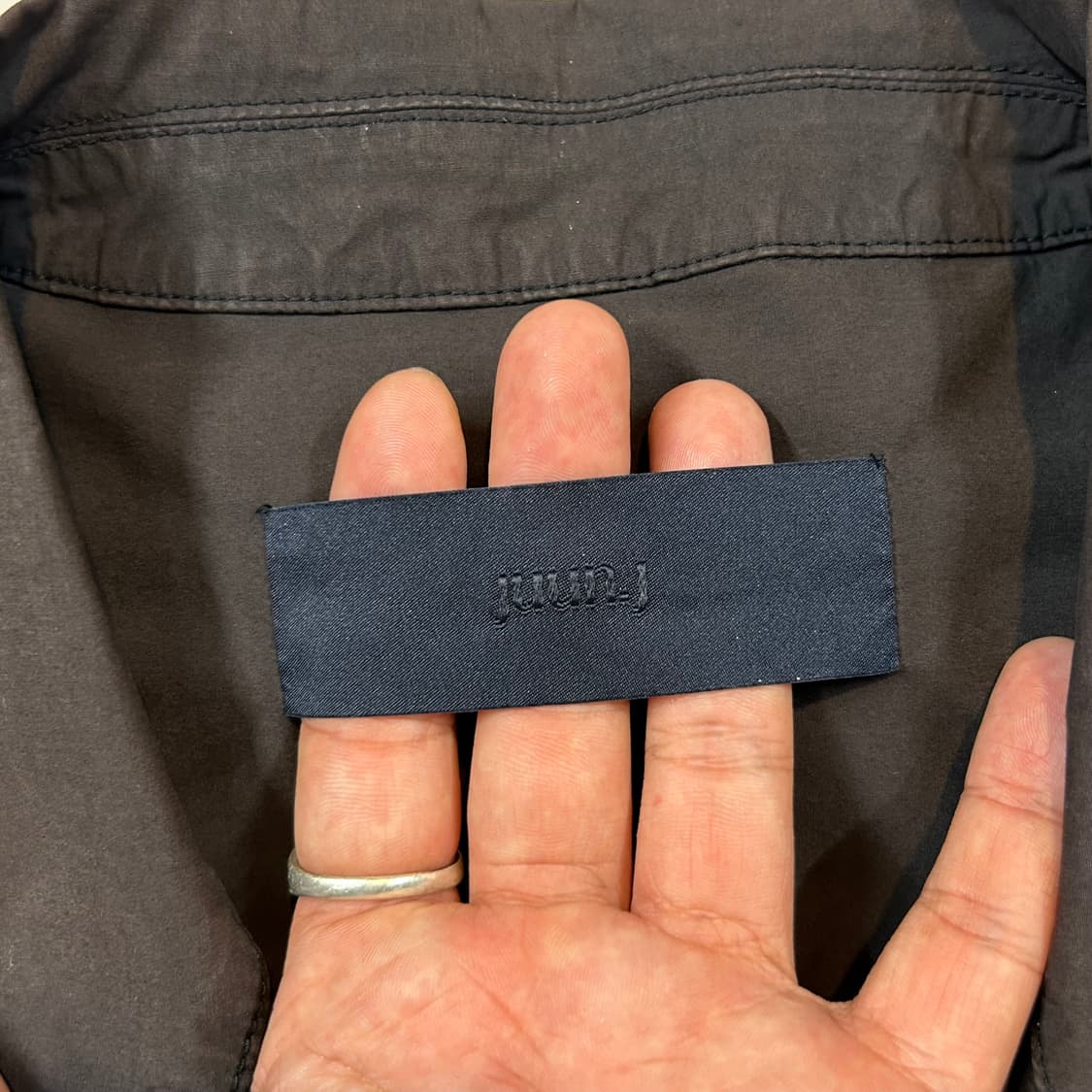 50) 준지(Juun.J) 투톤 배색 히든 플라켓 워크 셔츠 상품이미지4