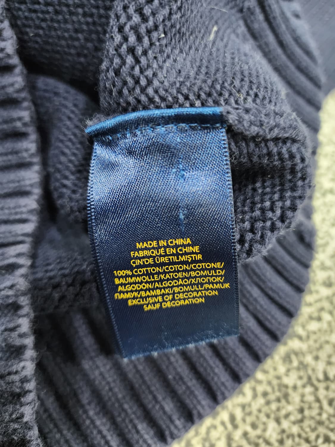 폴로 랄프로렌 하프단추 니트 후드 상품이미지4