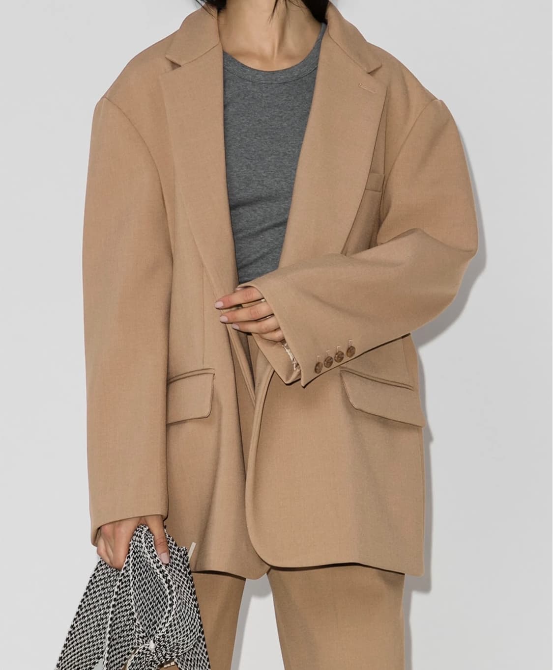 더 프랭키 샵 베아 박시 싱글 브레스트 블레이저 상품이미지1