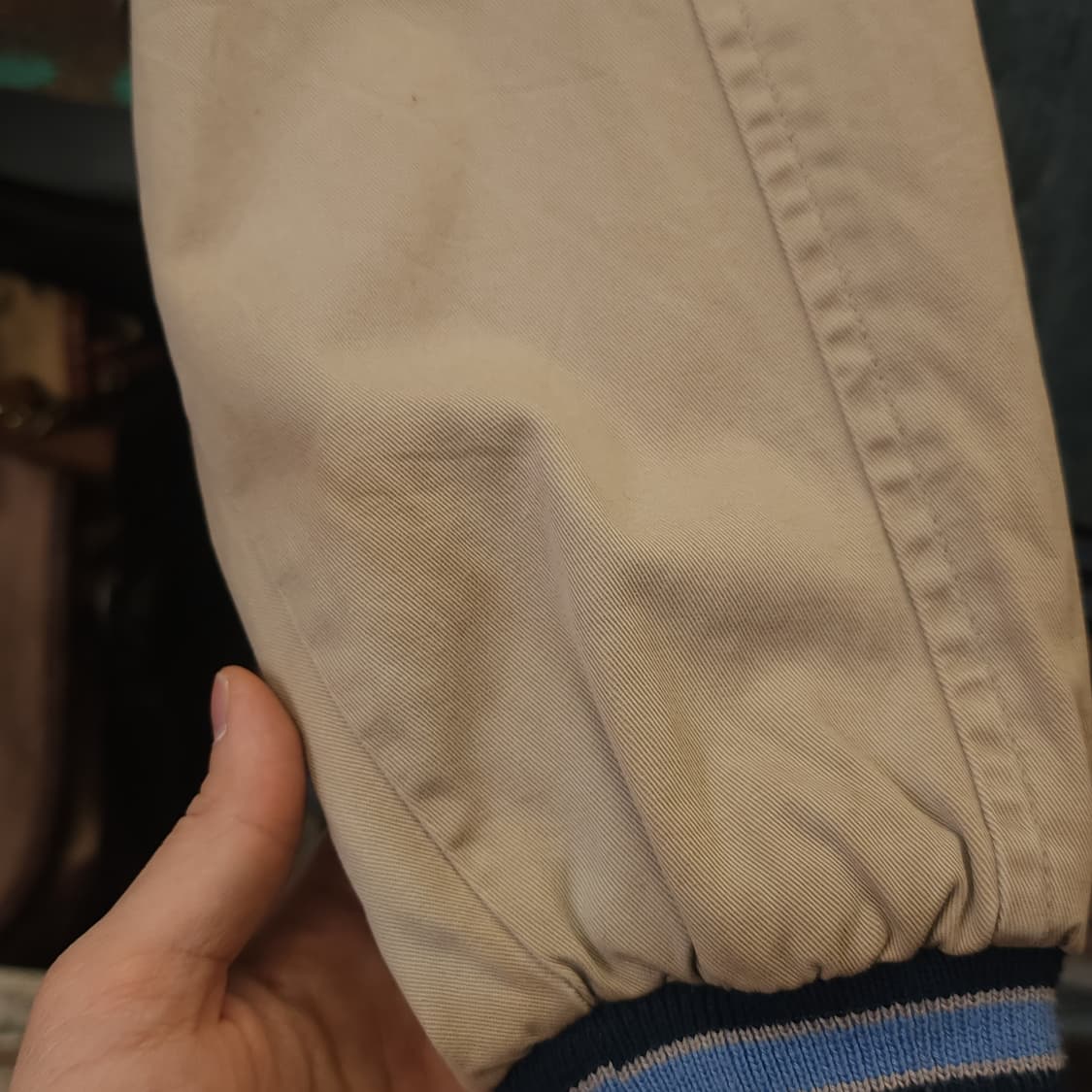 90s 빈티지 데님 바시티 자켓 연청 블루종 자켓 s 상품이미지8