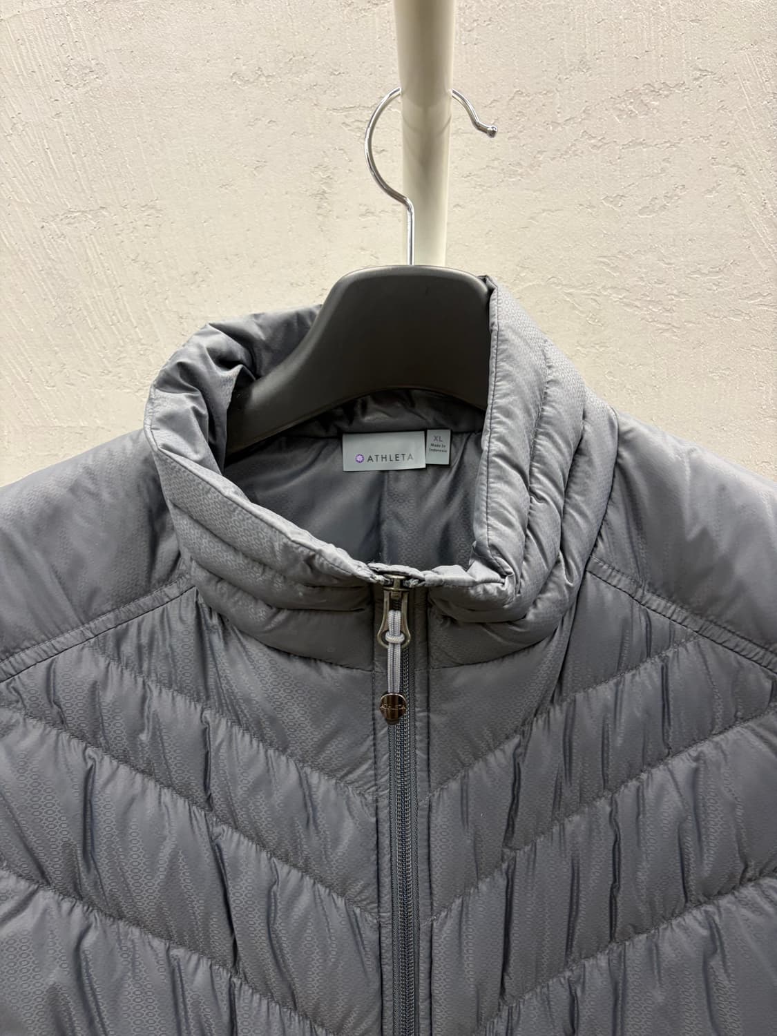 Athleta 경량 패딩 조끼 그레이 여성용 XL 상품이미지3