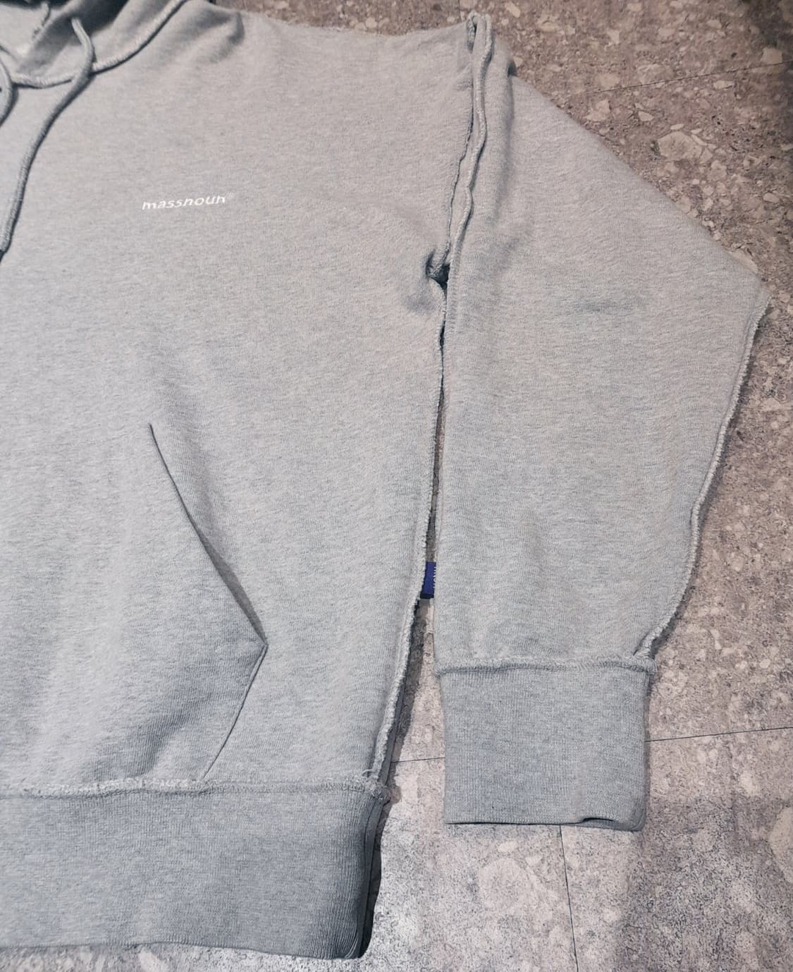 💥매스노운 드롭숄더 후드 그레이 (L)
 상품이미지6