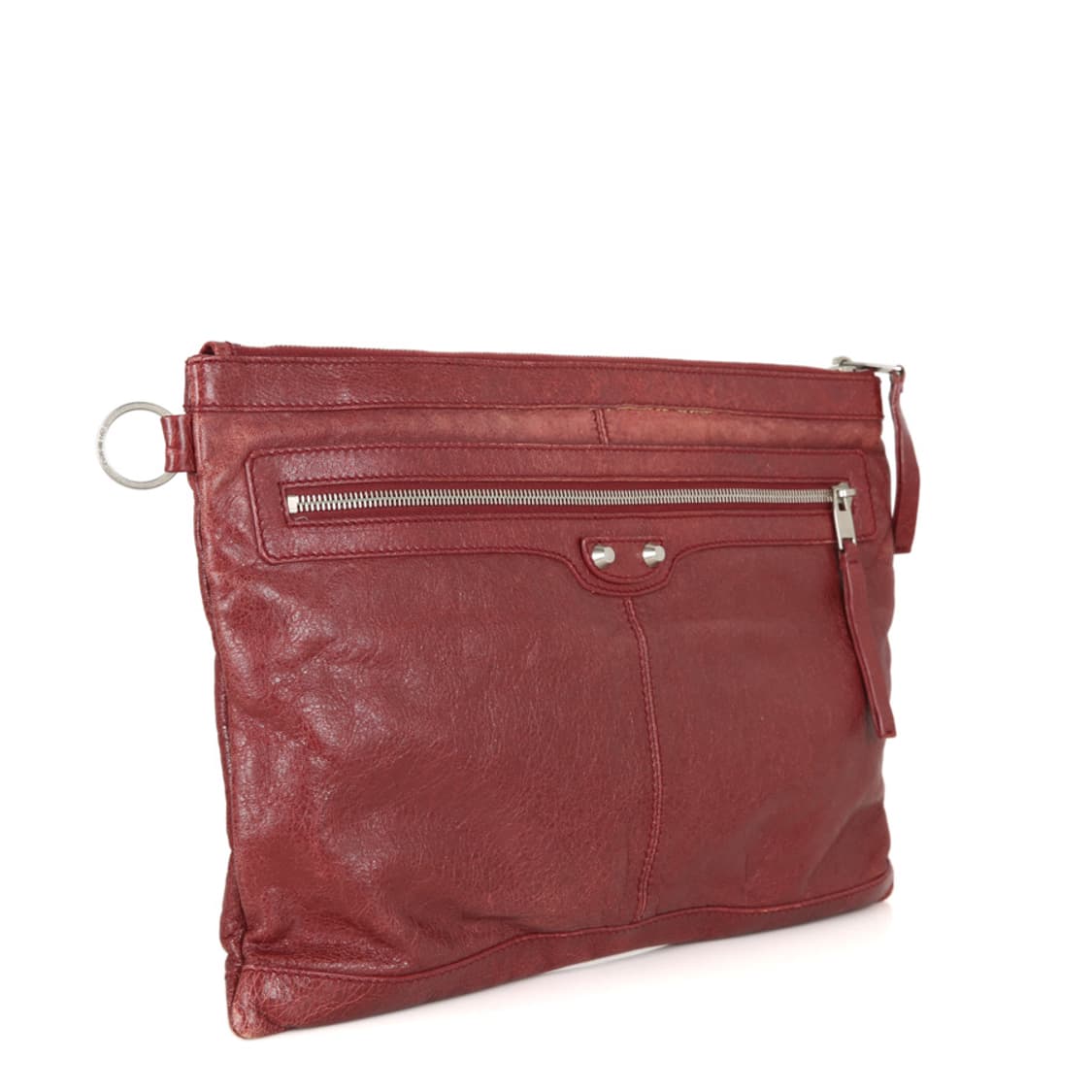 발렌시아가 클립 클러치 라지 273023 버건디 파우치 상품이미지3