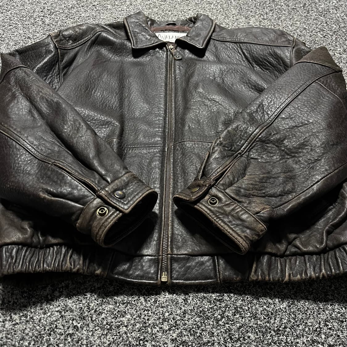 vintage leather jacket  상품이미지5
