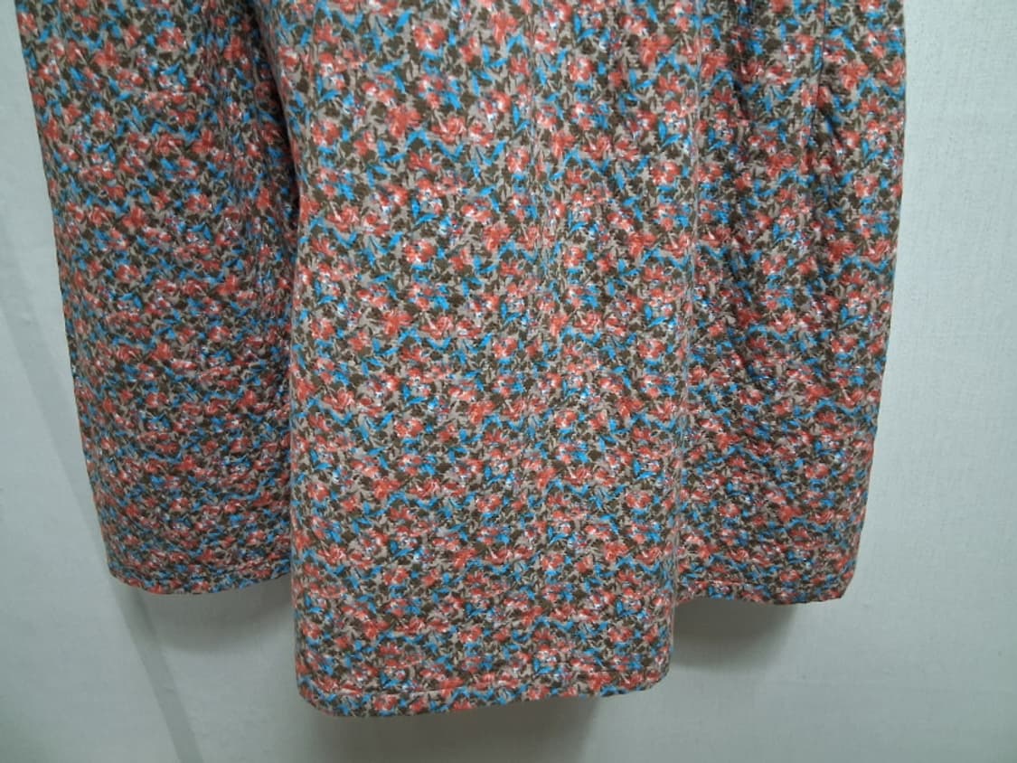 개량한복형 맞춤제작 꽃무늬 퀼팅 누빔 롱원피스 랩디지인 새거컨디션77 상품이미지9