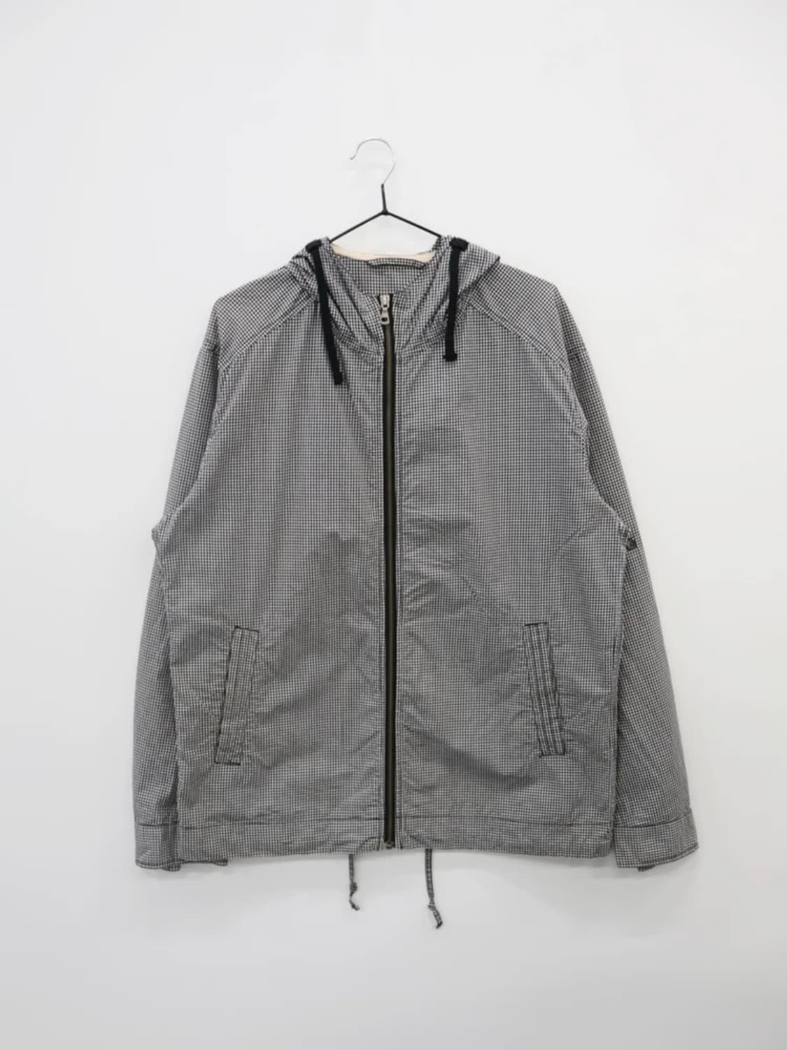 Uniqlo Check Hooded Jacket Grey 상품이미지3