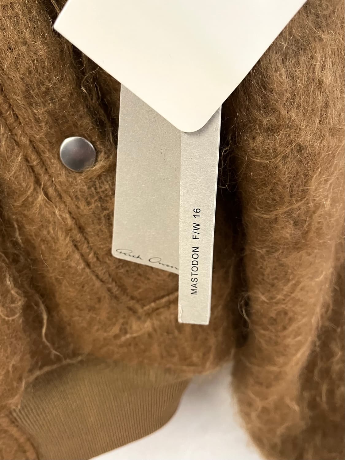 릭오웬스 2016FW 모헤어 퍼 봄버 자켓 상품이미지6