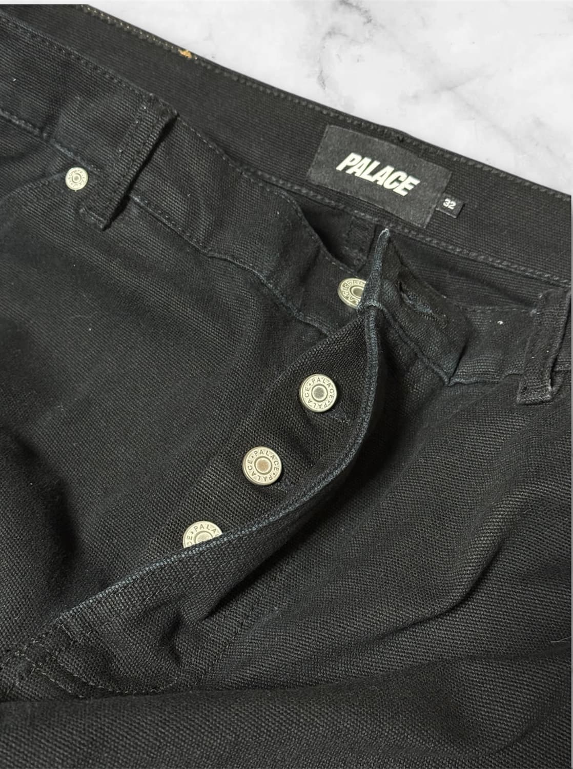팔라스 헤비 캔버스 워크팬츠 블랙 상품이미지5