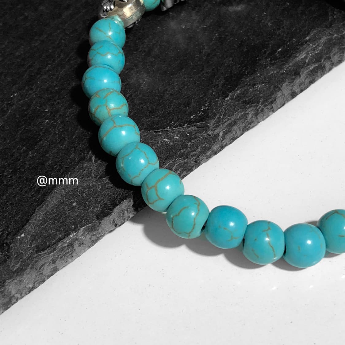 (Unisex) 크로스 터키석 팔찌2 상품이미지3